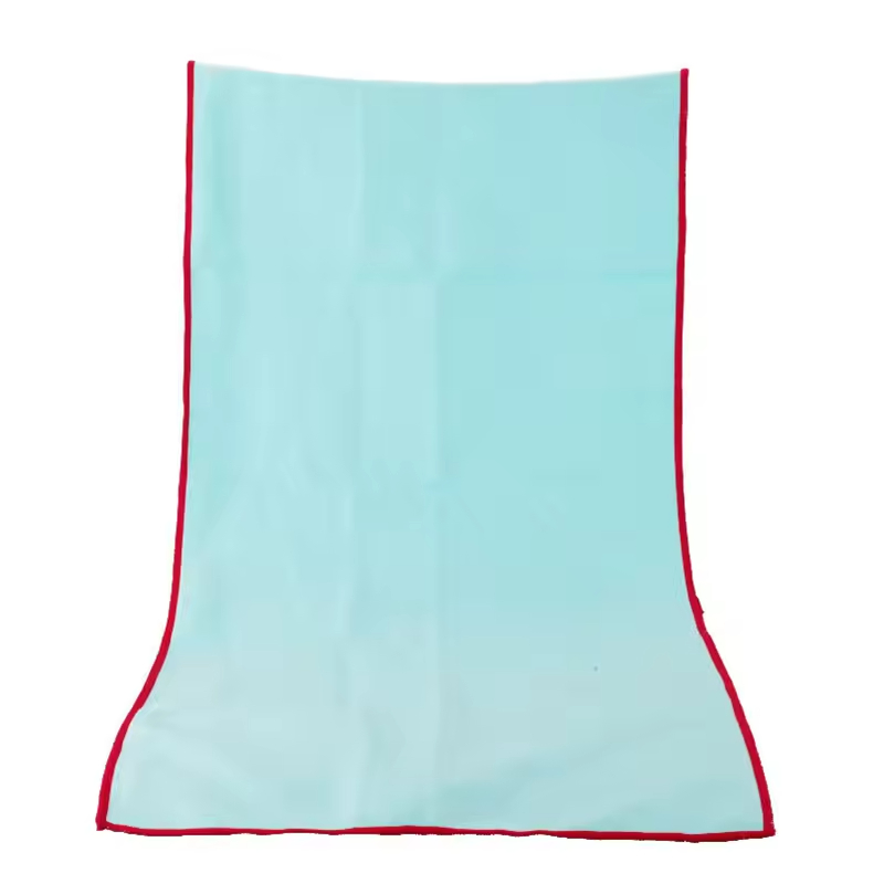 Custom Quick Dry Microfiber Gym Towel Lightweight Eco-Friendly Embossed Logo Plain Style with Bottle Packing