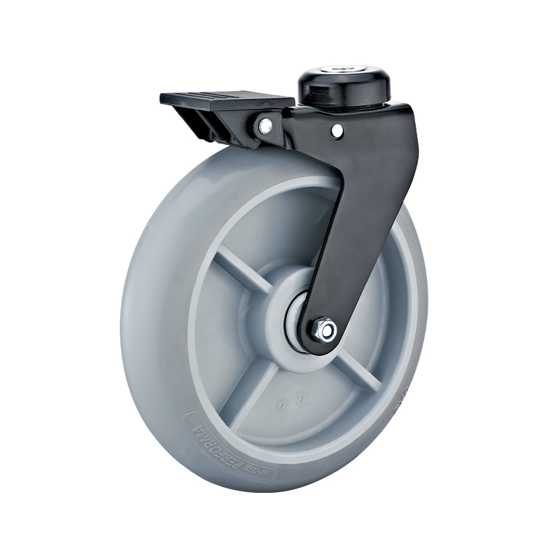 8inch Emergency Medical Cart TPR Caster Emergency Wheel Casters Medical Appliance Casters