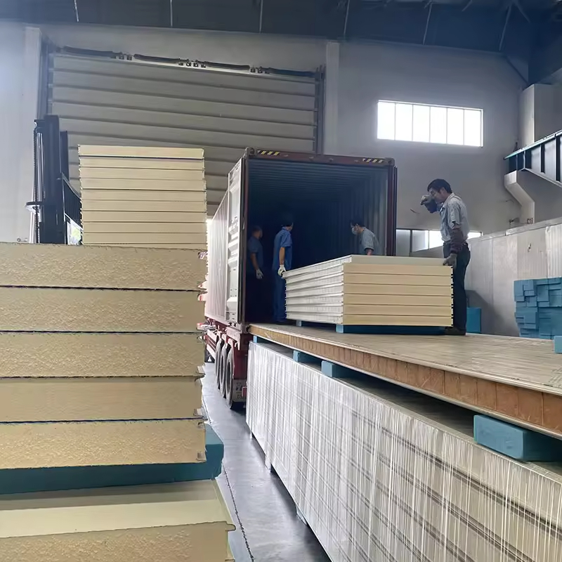 100mm 120mm High-Density Polyurethane Sandwich Panels with Foam Core for Cold Storage and Hotel Cold Rooms