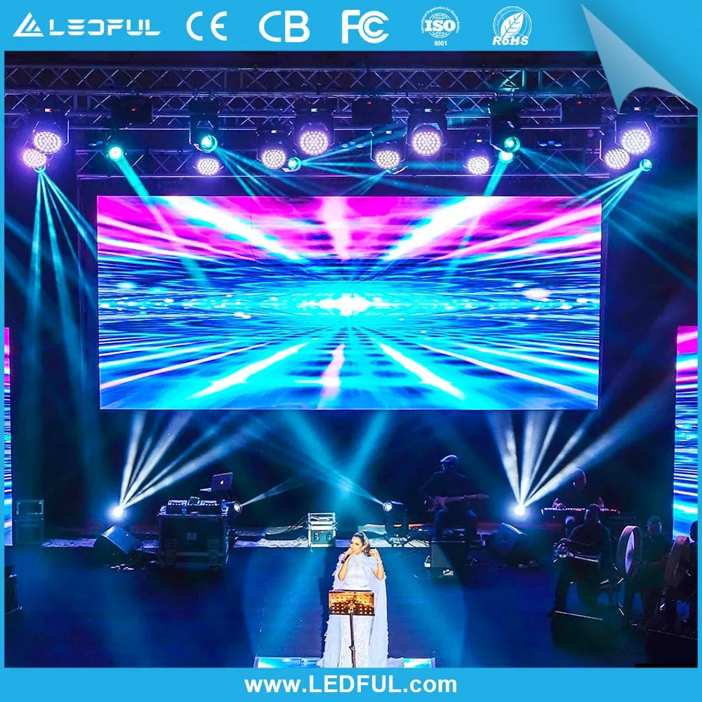 P2 P3 P3.91 P4 P4.81 P5 P6 P10 mm High HD Stage Advertising Full Color Rental Panel Indoor Wall Video Outdoor LED Display Screen
