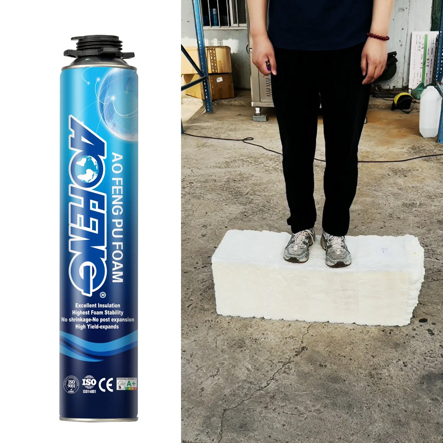 Multi-Purpose PU Foam Sealant Spray for Doors & Windows