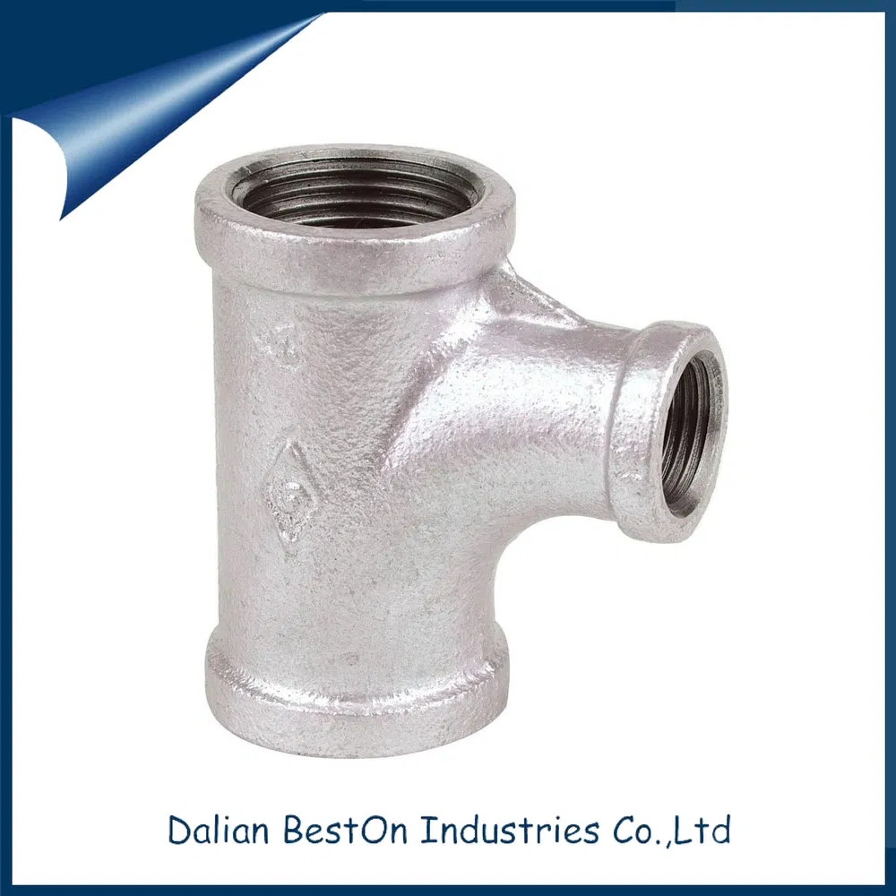 En10242 Galvanized Threaded Malleable Cast-Iron Pipe Fittings for HVAC Water Loops