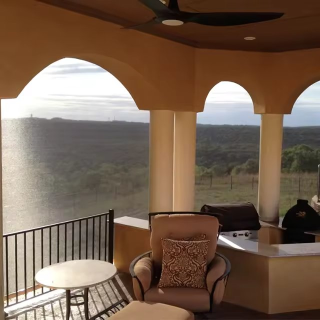 Clearview Windproof Mesh Roller Blind for Porch and Veranda