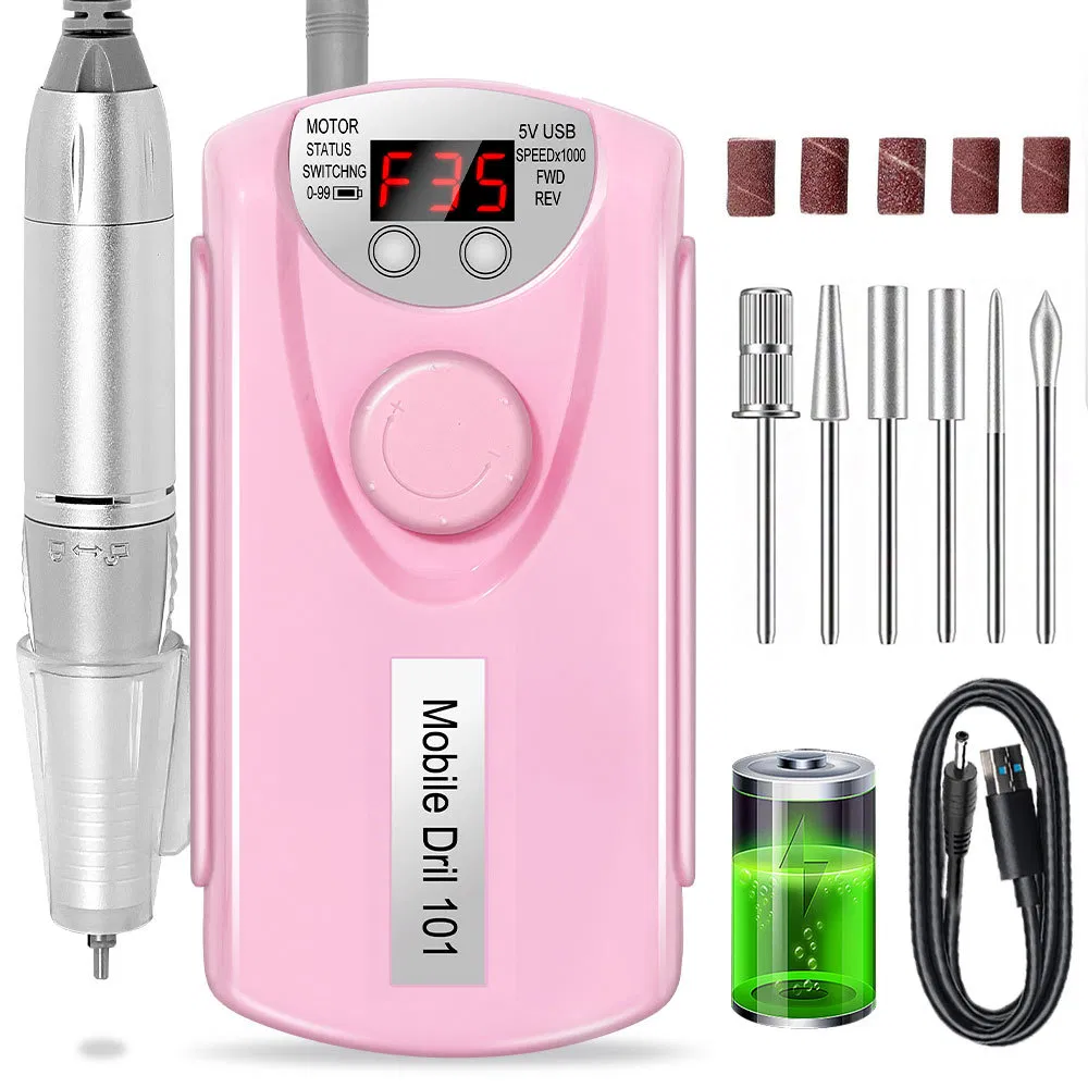 Wholesale Rechargeable Nail Polisher 30000 Rpm Professional Electric Nail Drill Machine