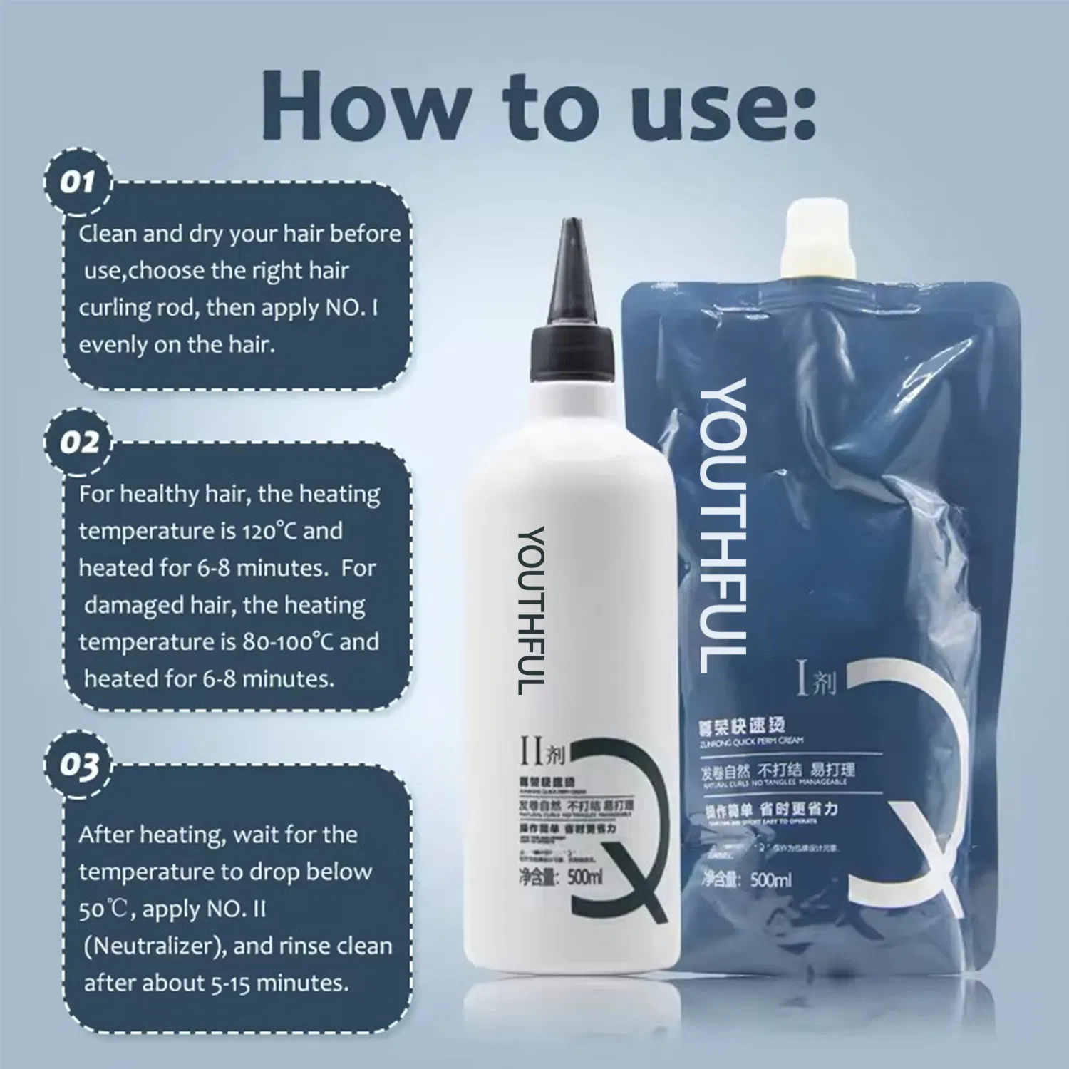 Long Lasting Formaldehyde Free Best Quality Professional Salon Use Hair Curling Cream
