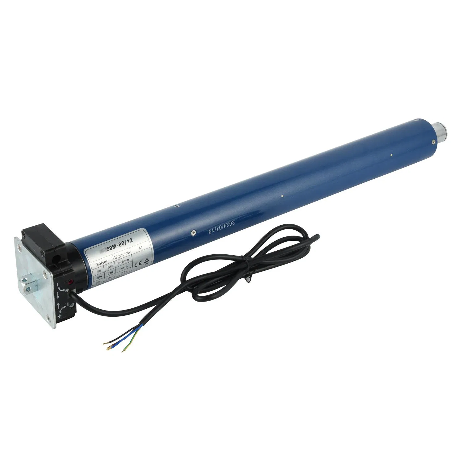 Shareh Override Roll Down Shutter Motor 59mm 100nm