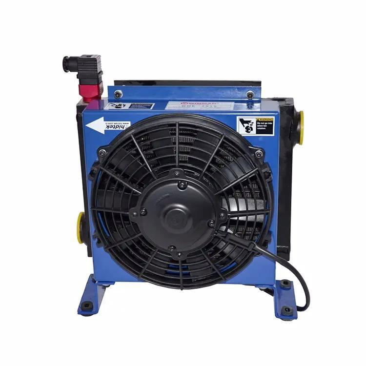 Small Hydraulic Fan Air Cooled Oil Cooler with AC220V DC24V Hydraulic Oil Radiator