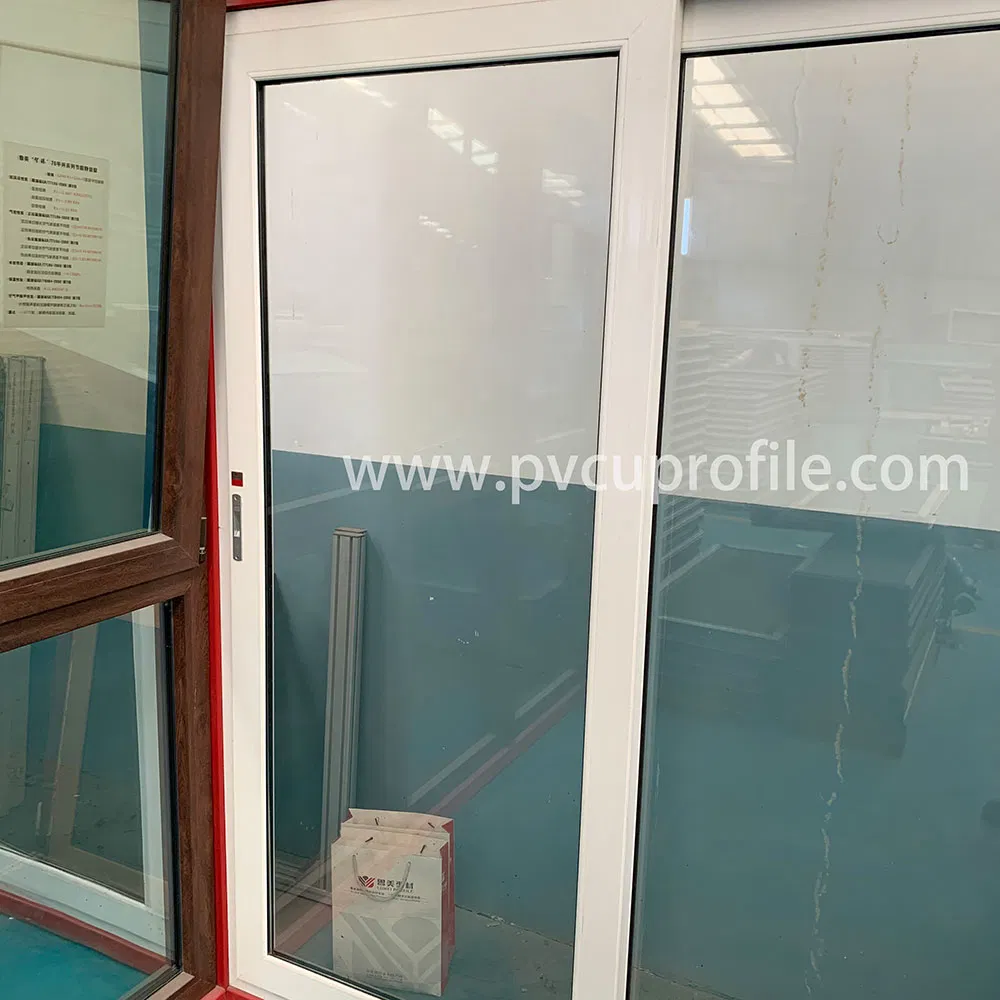 Double Glazed Glass Sliding Screen Door UPVC Patio Door