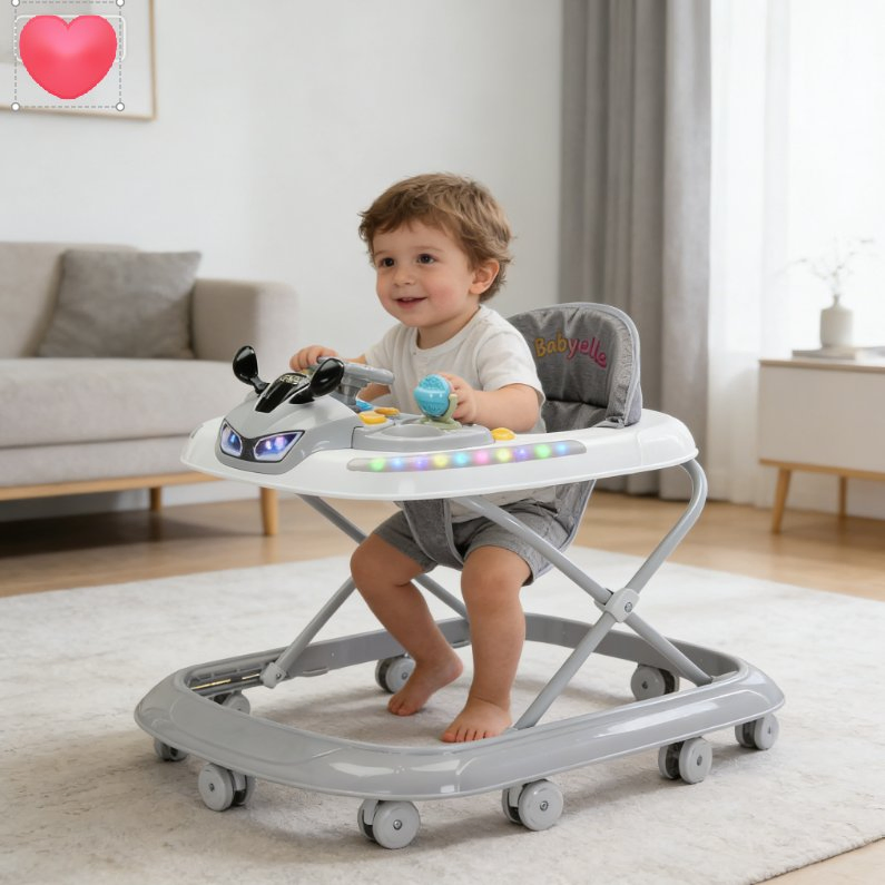Factory Supply Training Car Baby Walkers with Music