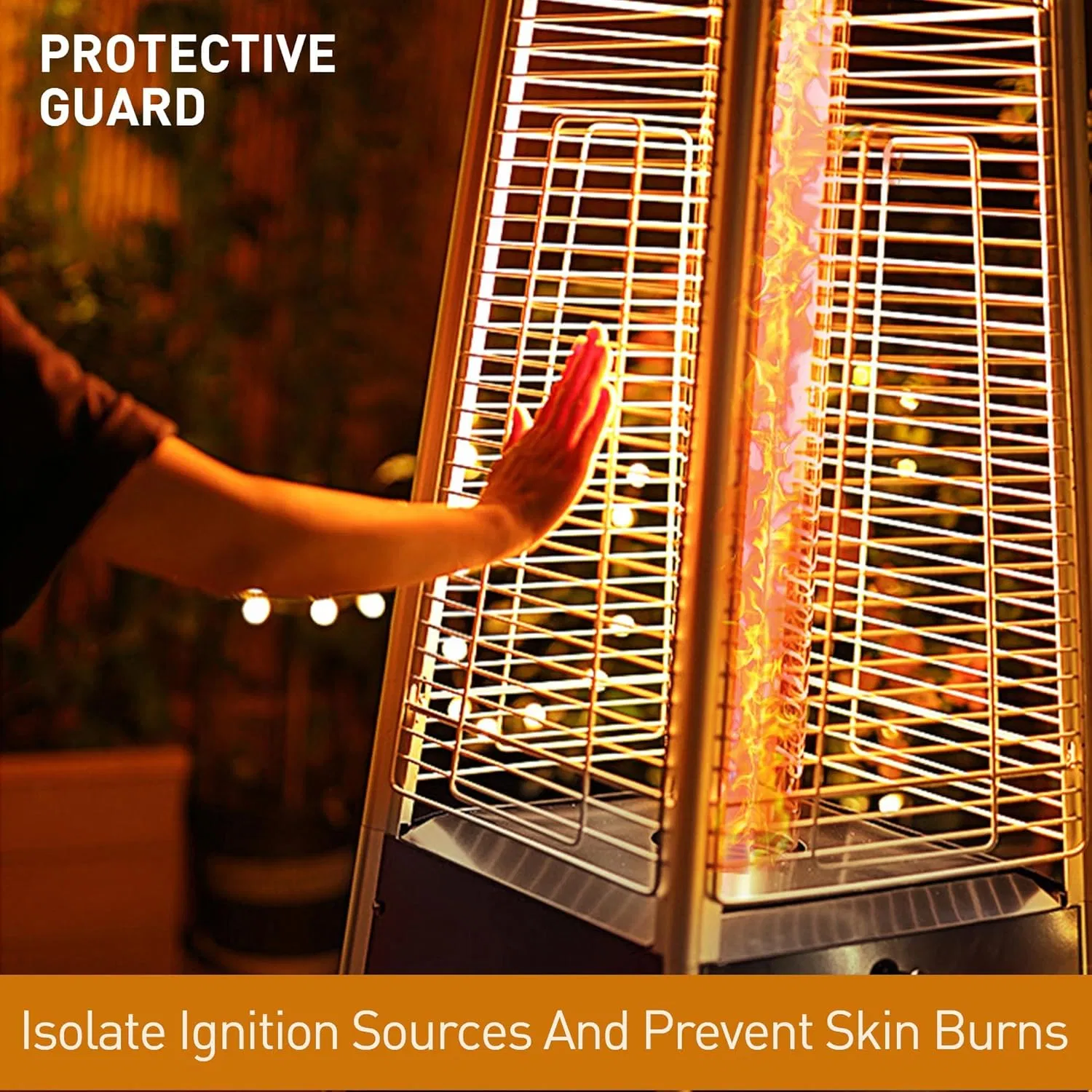 Outdoor Deck Tower Heater Pyramid Gas Patio Heater (PTH2200)