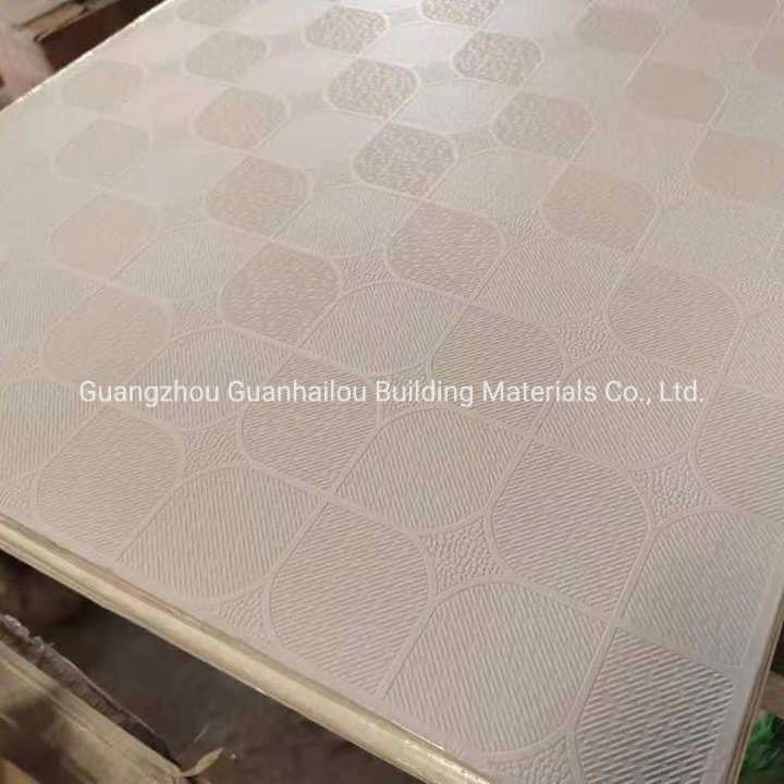 PVC Gypsum Ceiling Tiles/ PVC Laminated Gypsum Ceiling Tiles