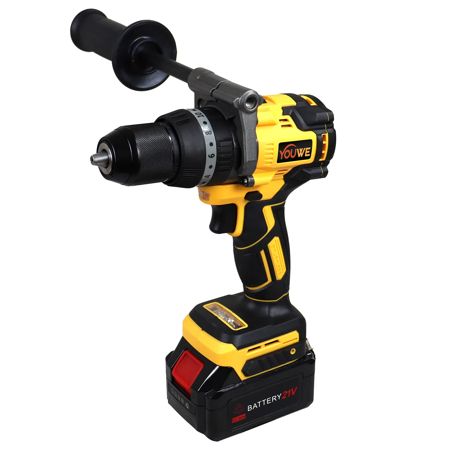 21V Cordless Drill – with Battery, Charger, and BMC Packing Included
