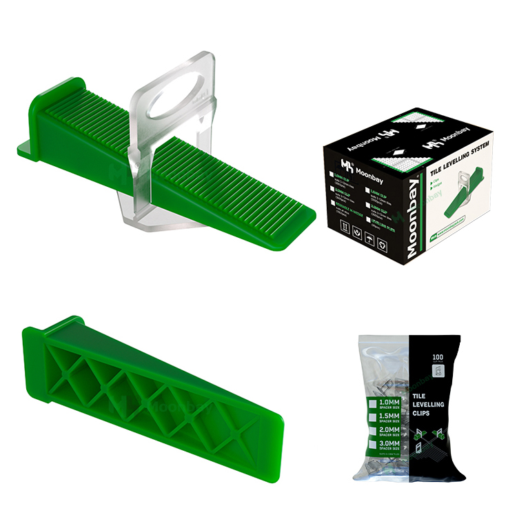 Plastic Ceramic Tiling Leveler Spacer Tools Clips Tile Leveling System