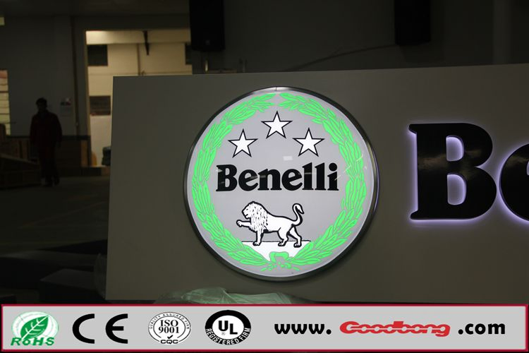 Gold Mirror Stainless Steel Channel Letter Sign Golden 3D Metal