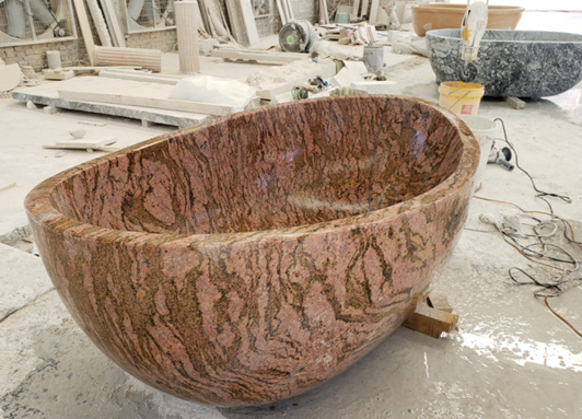 Мраморная ванна для ванной комнаты и СПА