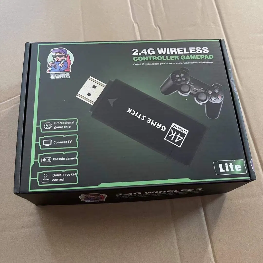 Игровая консоль M8 PRO 4K с 64GB игр и 2 контроллерами