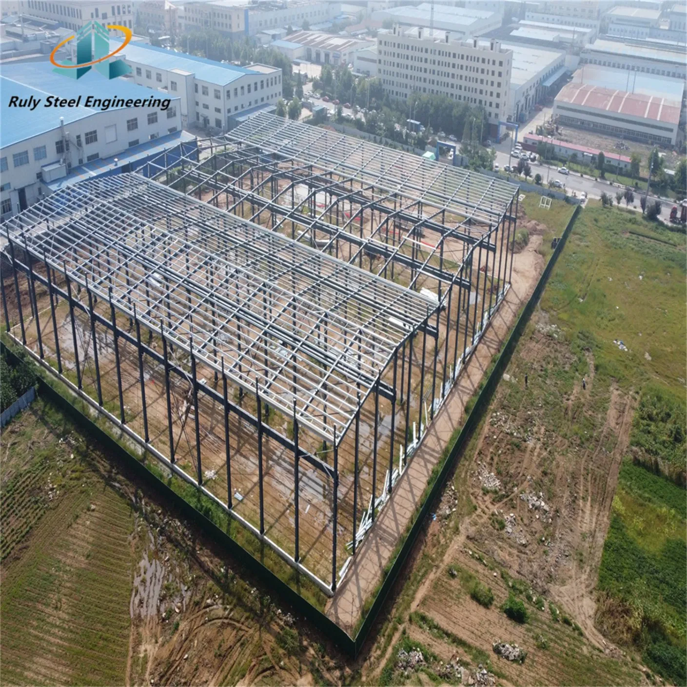 China Prefabricated Steel Construction Factory High Quality Prefabricated Steel Warehouse Designed Steel Structure Building Customized Workshop with Low Price