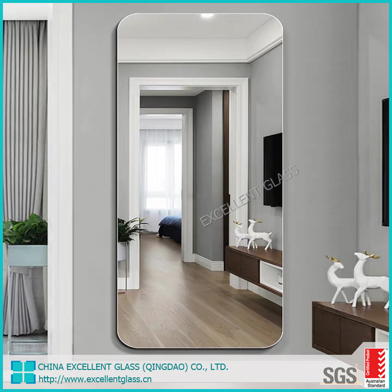 6mm Silver Mirror Float Glass Material with AS/NZS2208: 1996 Certification