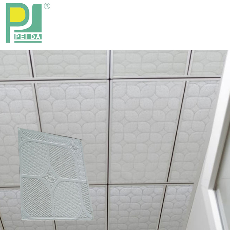 Waterproof Aluminium Foil Backed 2X2 Gypsum Board False Ceiling Design Price