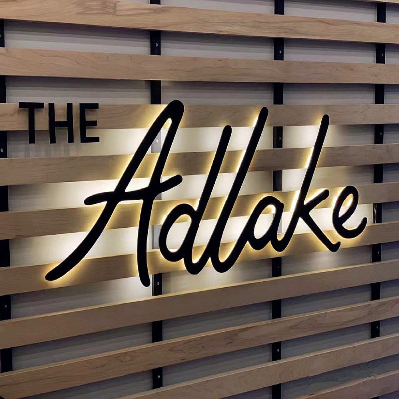 Customizable LED Business Logo Signs with Vibrant Backlighting