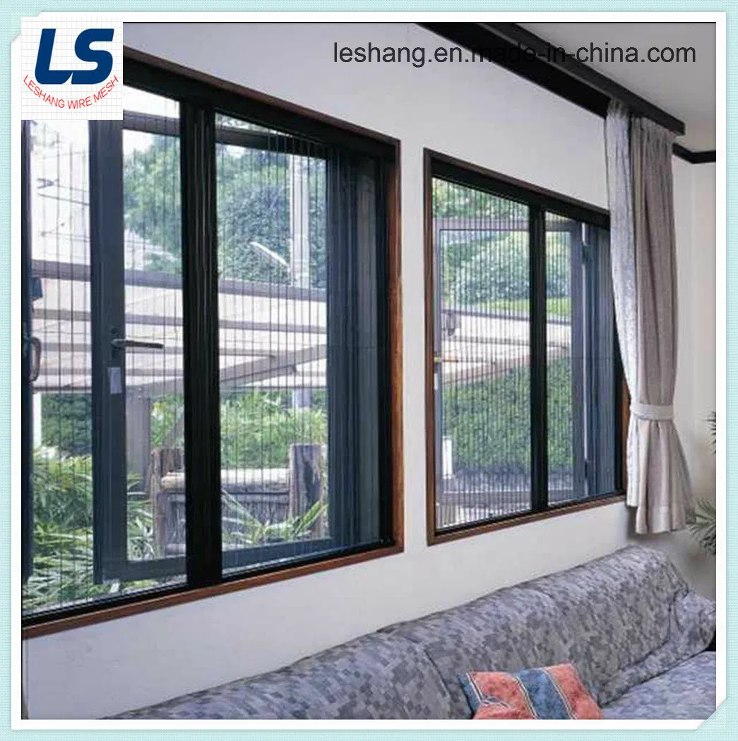 Retractable Pleated Wire Mesh for Window Screen