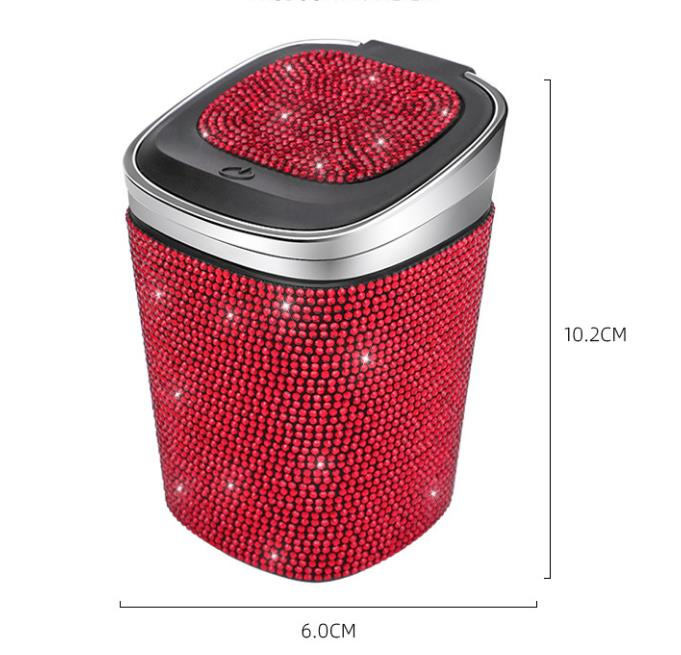 Diamond Ashtray DAB Tool Creative LED Light Car Ashtray Smoking Accessories