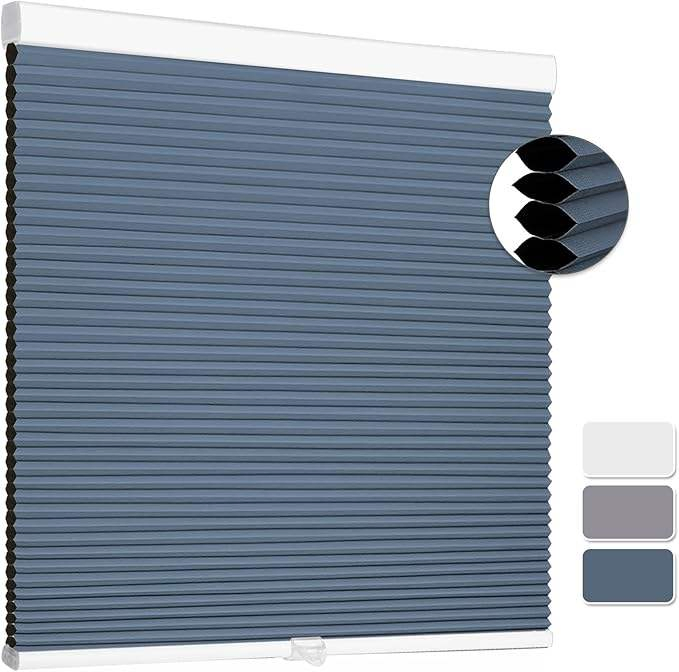 Top Quality Thermal Fabric Blind, Online Sale Thermal Honeycomb Blinds, Blackout Blind Screen Thermal with Mail Package