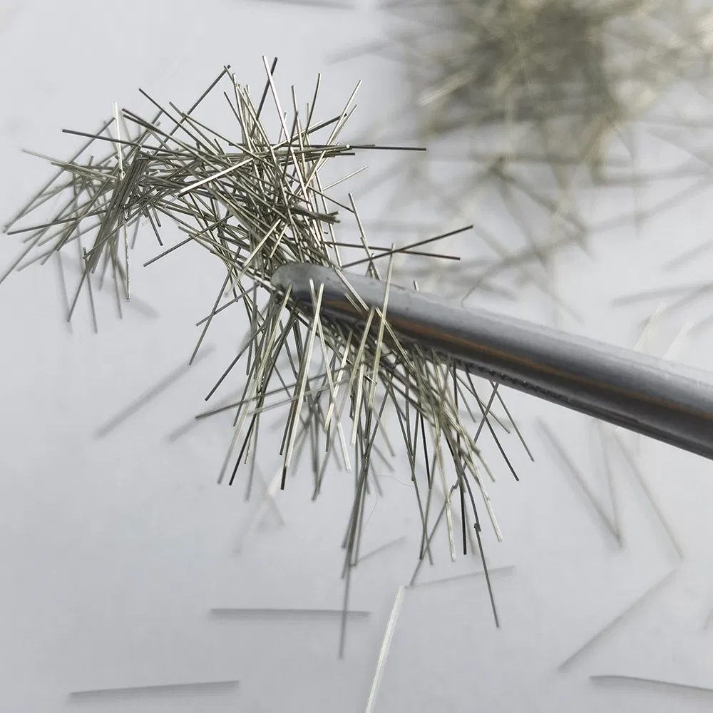 304 Stainless Steel Straight Steel Fiber for Concrete Reinforcement