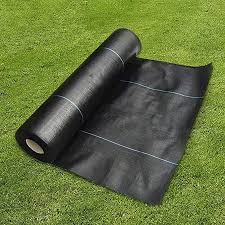 100g/Sm Black Plastic Weeding Mat Landscape Cloth