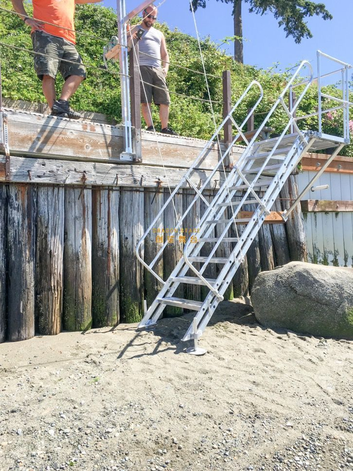 Dragonstage Customized Size Aluminum Pilot Ladder for Ship