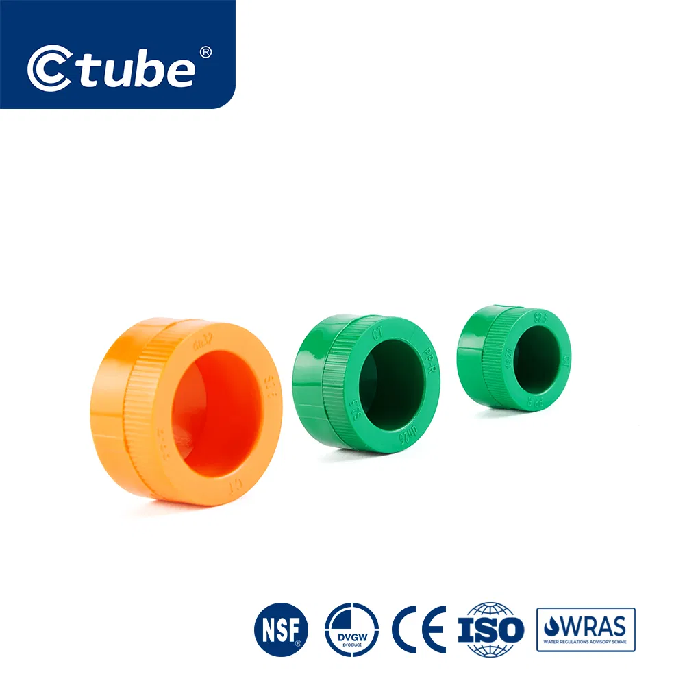 Ctube High-Temperature Resistant PPR End Cap Pipe Fittings
