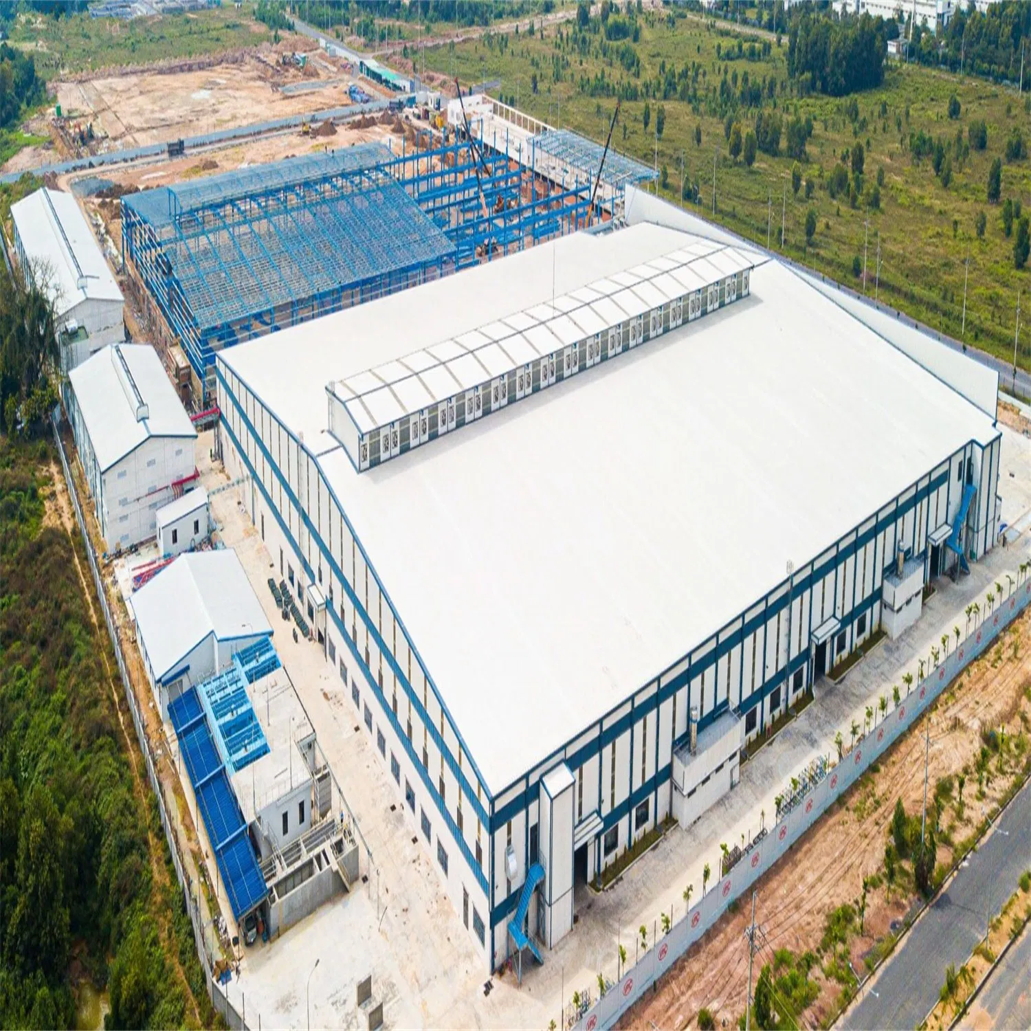 Modern Design Steel Structure Workshop Fabricated Large Warehouse Popular in Africa