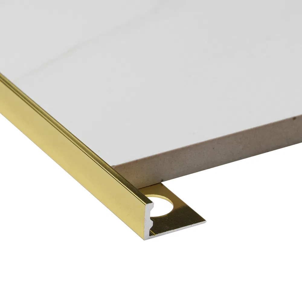 Wall Porcelain Curved Corner Aluminum Tile Edging Trim for Ceramic Listello