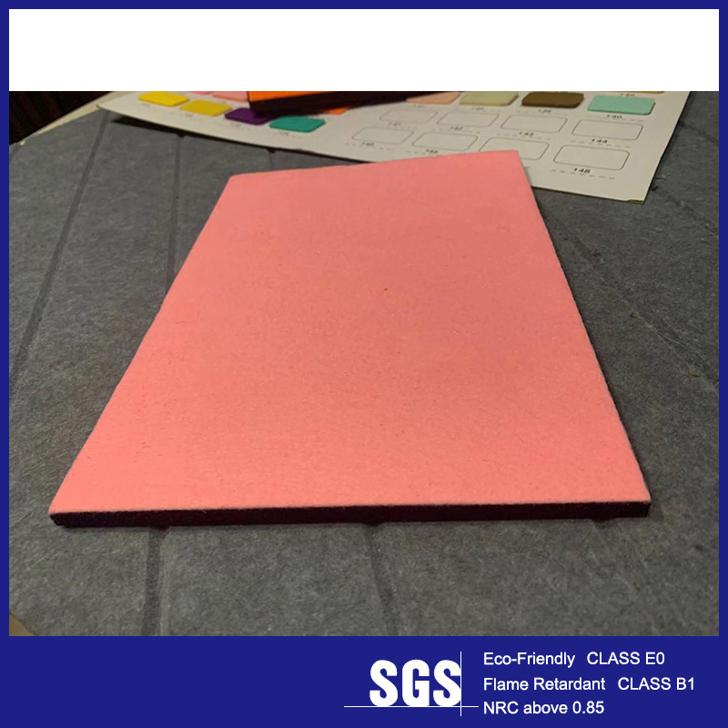 Noise Absorption Polyester Fiber Acoustic Panels Pet Acoustic Desk Partition Screen