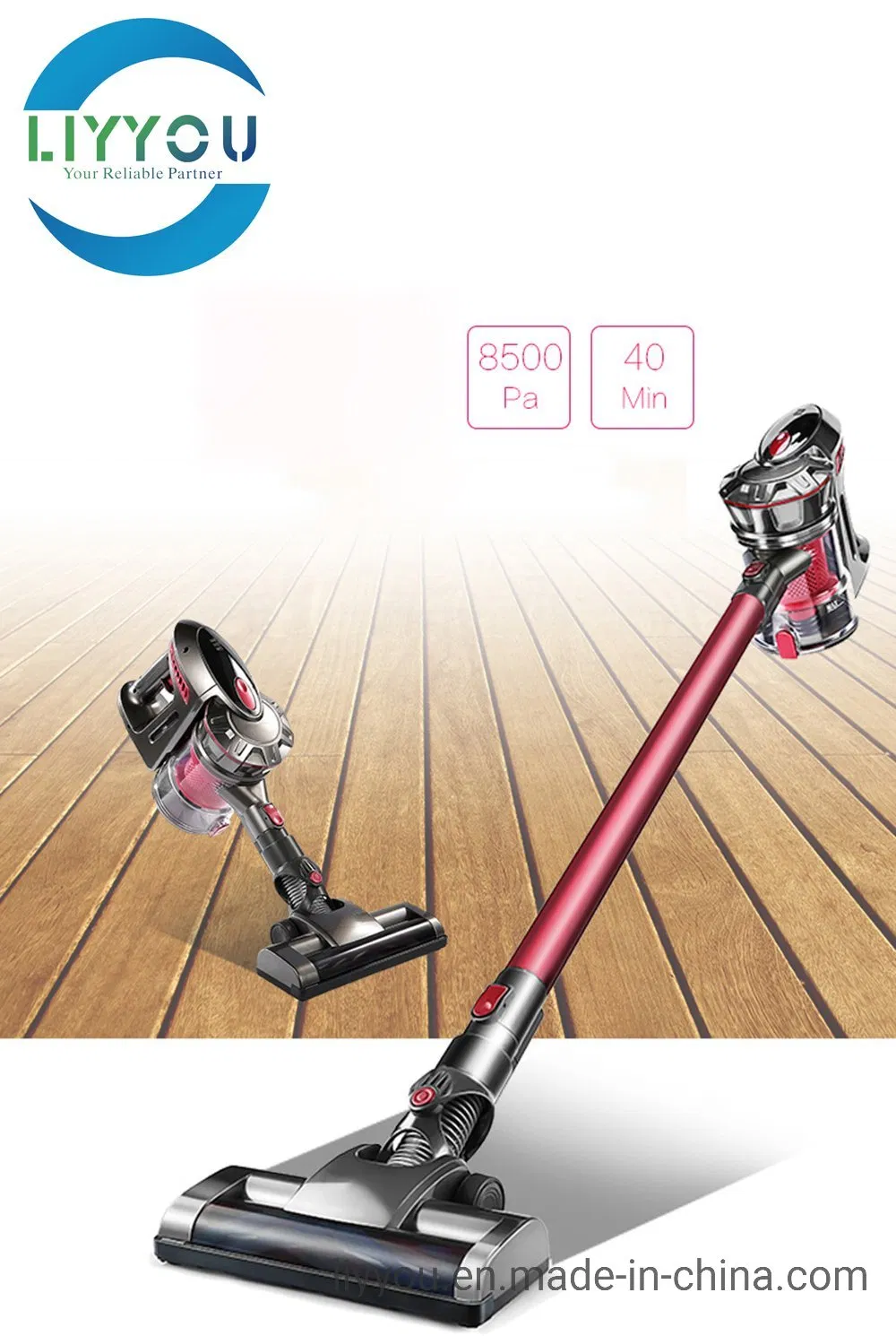 High Power Upright Handheld Speed Control Vacuum Cleaner