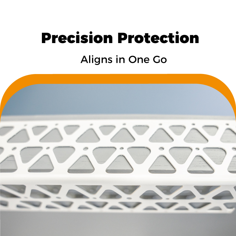 High Strength Impact Resistant PVC Corner Bead for Office Building Wall Finishing