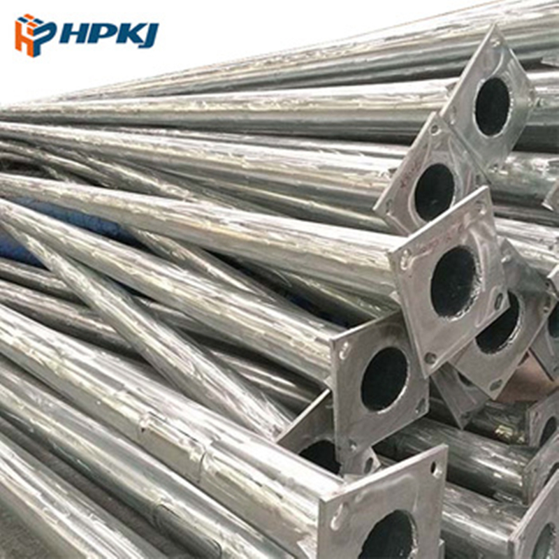 Galvanized Conical 8m Solar LED Street Lighting/Light Lamp Pillar/Post