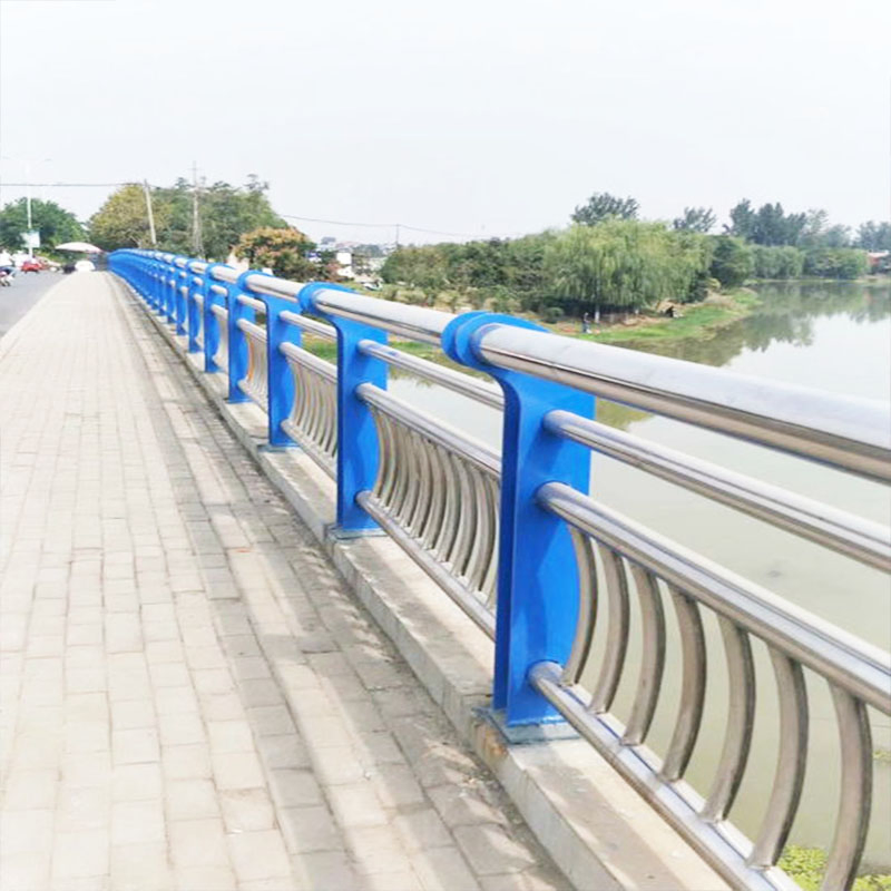 River Guardrails Stainless Steel Plates, Zinc Steel Fences Bridge Fencing