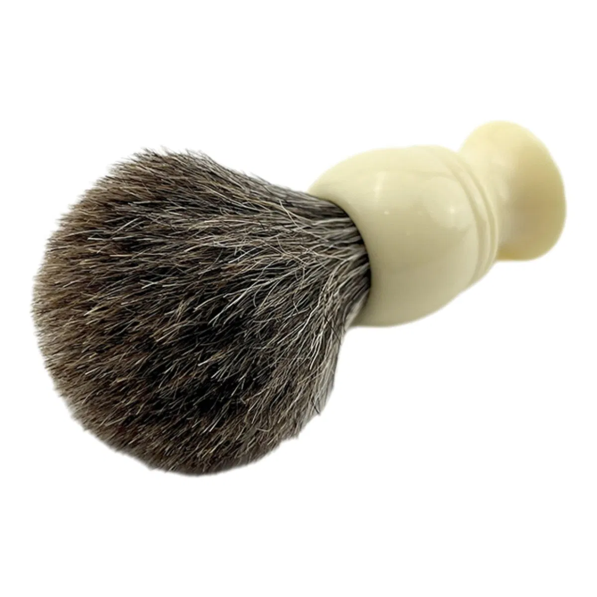 Custom Logo Private Salon Men's Wooden Handle Facial Cleansing Tool Shaving Beard Brush