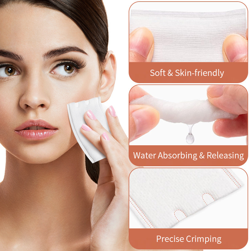 Cross-Border Spot Wholesale Triple Cleansing Make-up Remover Cotton Pads