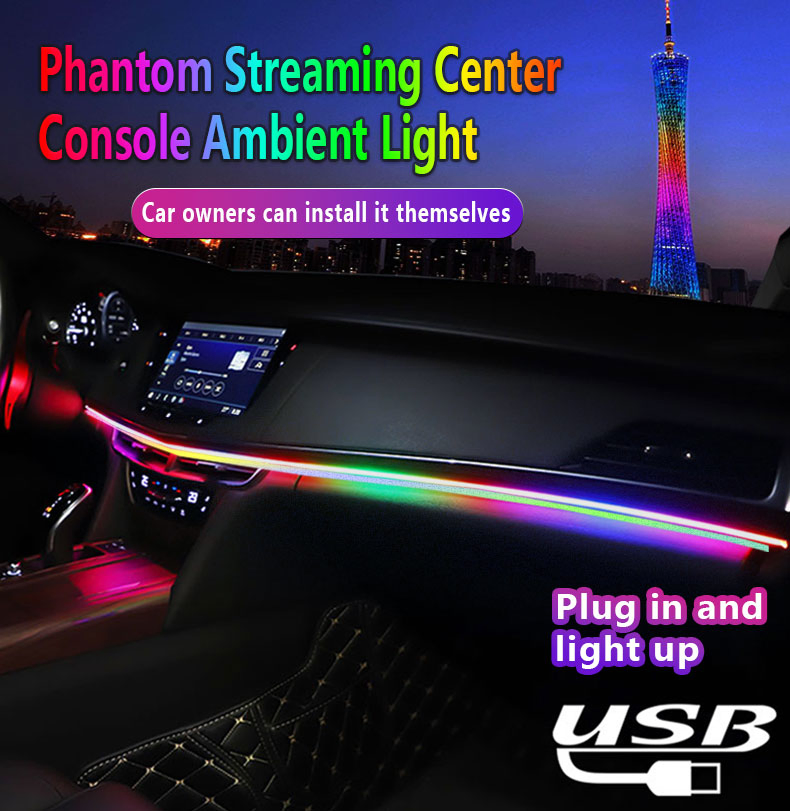 USB-лента для подсветки салона авто 1.2 м