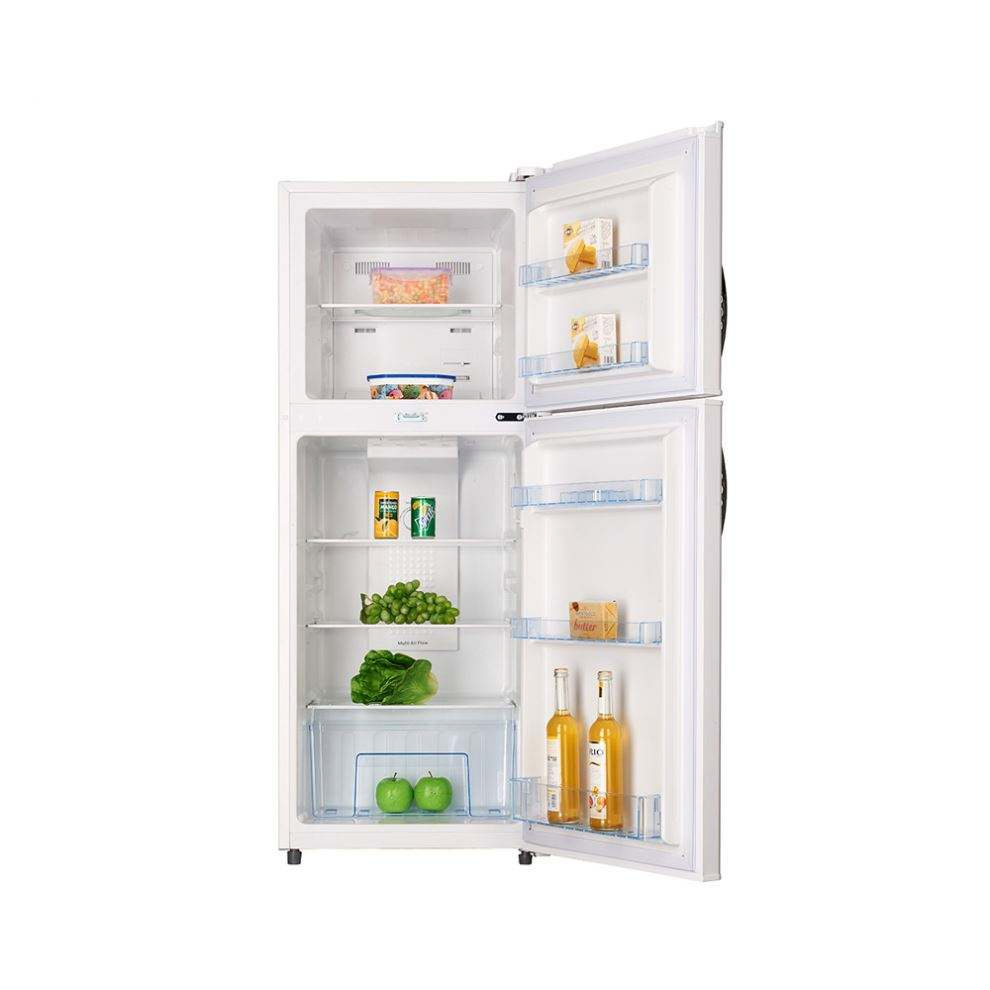 200L Top Freezer Double Door Refrigerator for Home Use White Fridge