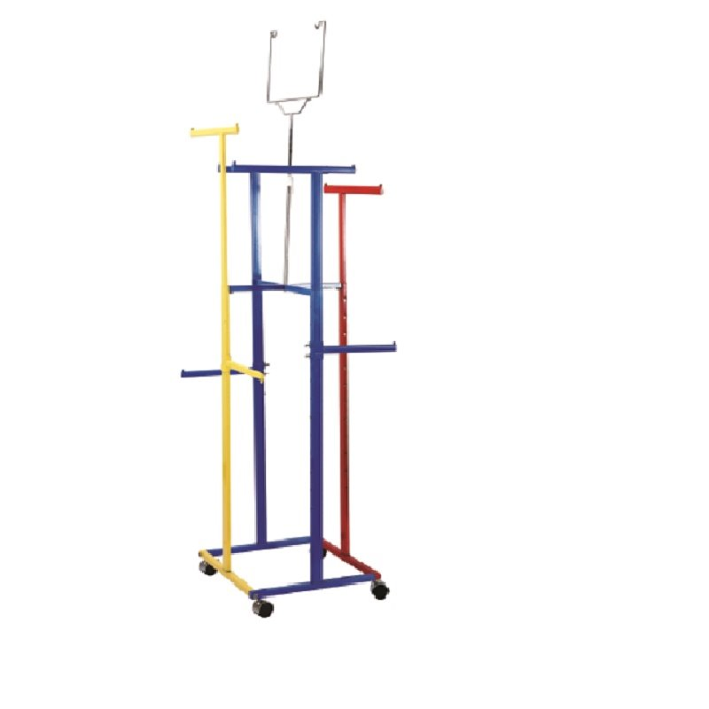 High Quality Multi-Layer Double-Sided Supermarket Clothing Display Rack Wholesale