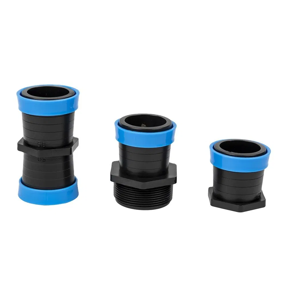 Plastic Irrigation Pipe Fittings Drip Tape Hose Accessories Bypass Valves 16mm for Agricultural