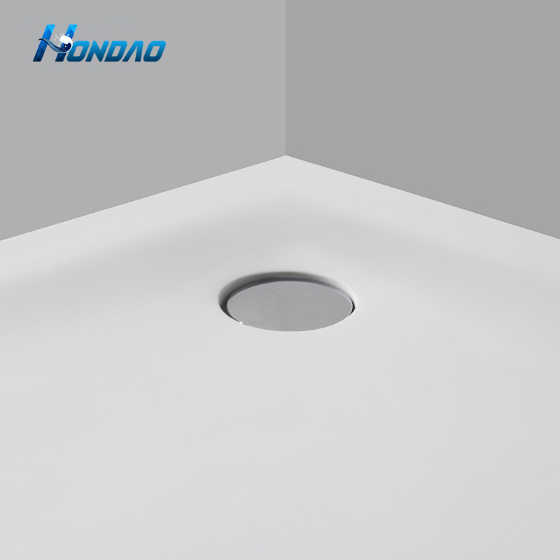 Chinese Wholesales Waterproof Solid Surface Shower Tray Artificial Stone Shower Pan