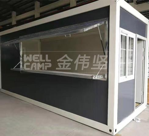 20FT Portable Cabin Prefabricated Flat Pack Container Shop Container House Factory Price