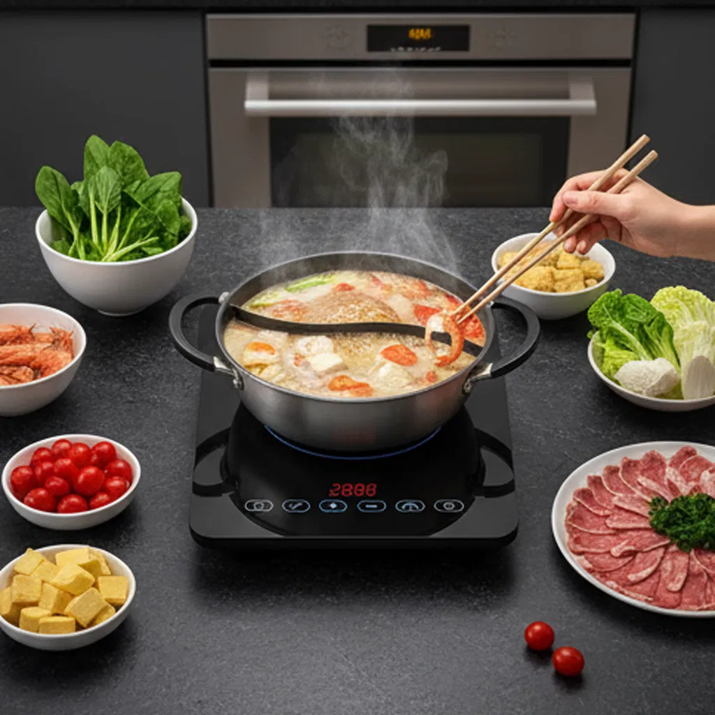Compact Electric Cooker: Innovative Induction Cooker for Versatile Cooking