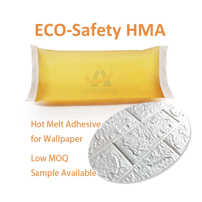 Moisture Resistance Hma PVC Self-Adhesive Wallpaper Use High Viscosity Yellow Pressure Sensitive Adhesive Hot Melt Glue for Wall Paper Panel