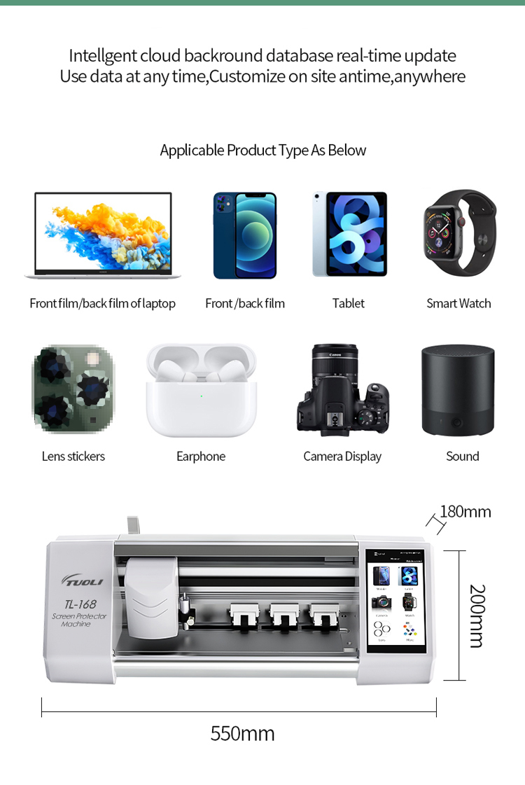 Машинка для резки защитных плёнок Tuoli Film Hydrogel 11/13 дюймов