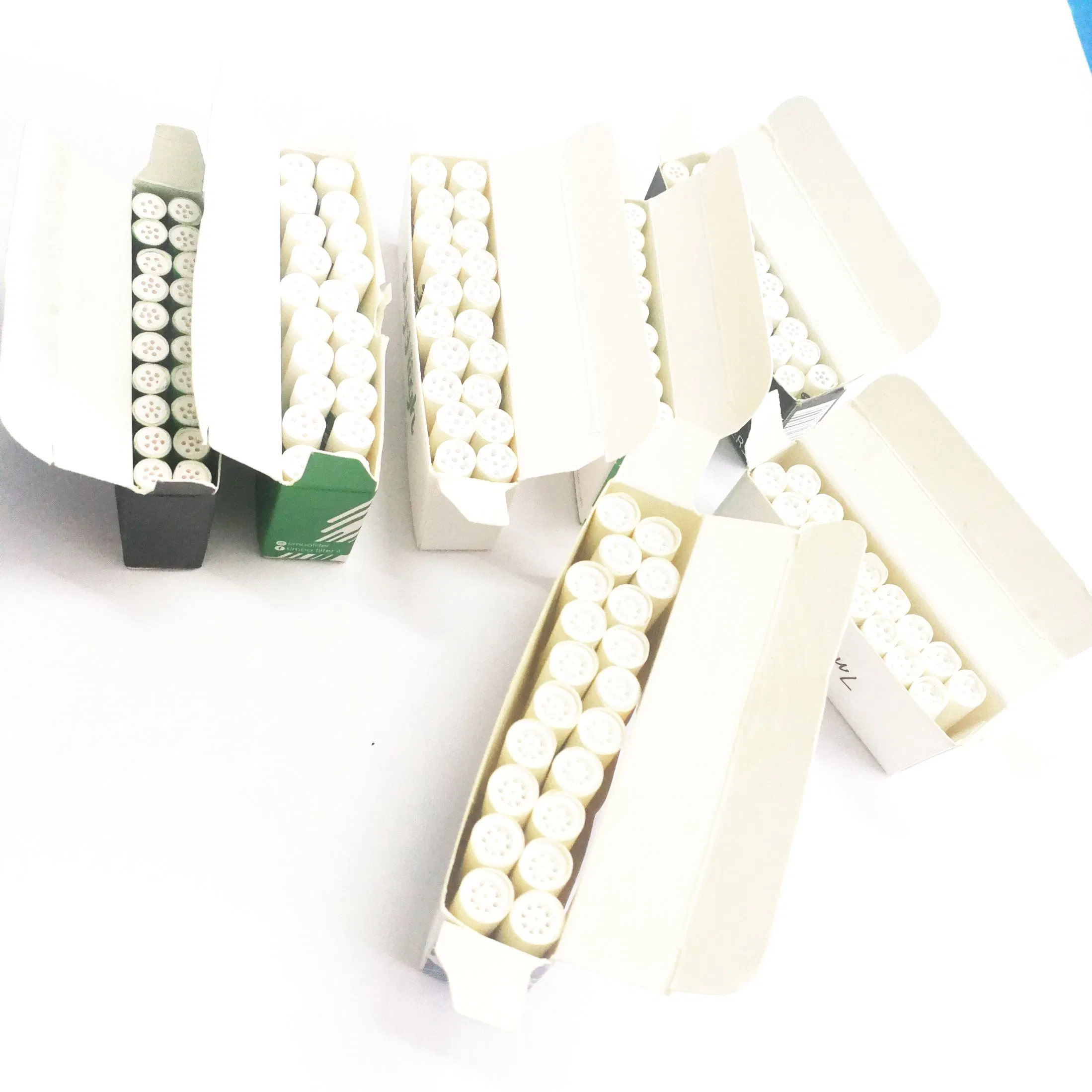 Blunt Cigarette Holder Filter with Ceramic Caps Tobacco Filters Coconut Charcoal Filter Pipes